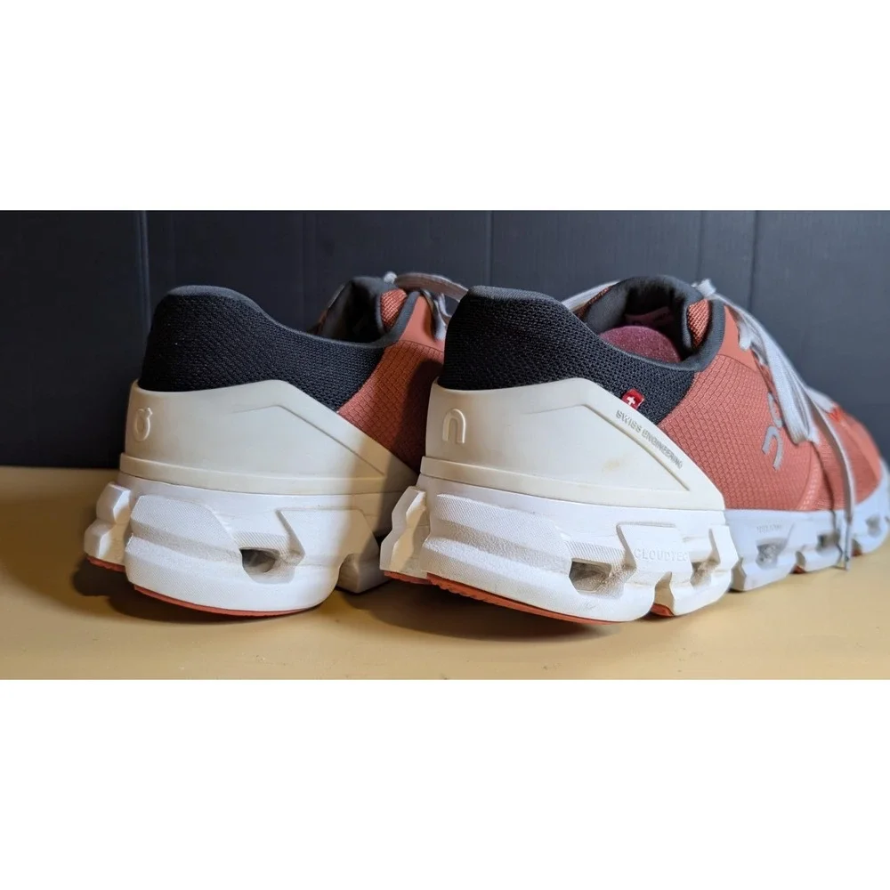 On Running Men's Cloudmonster Running Shoes Coral Size 11 Good